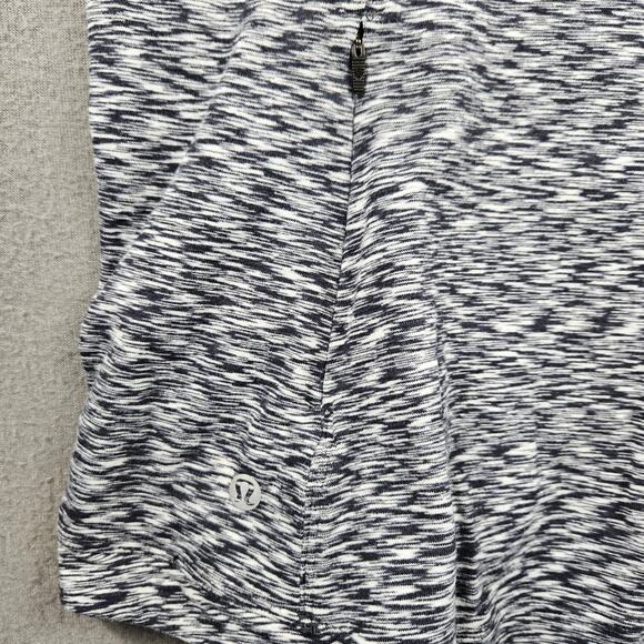 Lululemon Runderful Size 6 Spaced Out Black White Thumb Holes Rulu Run w3bvrs - Picture 8 of 9